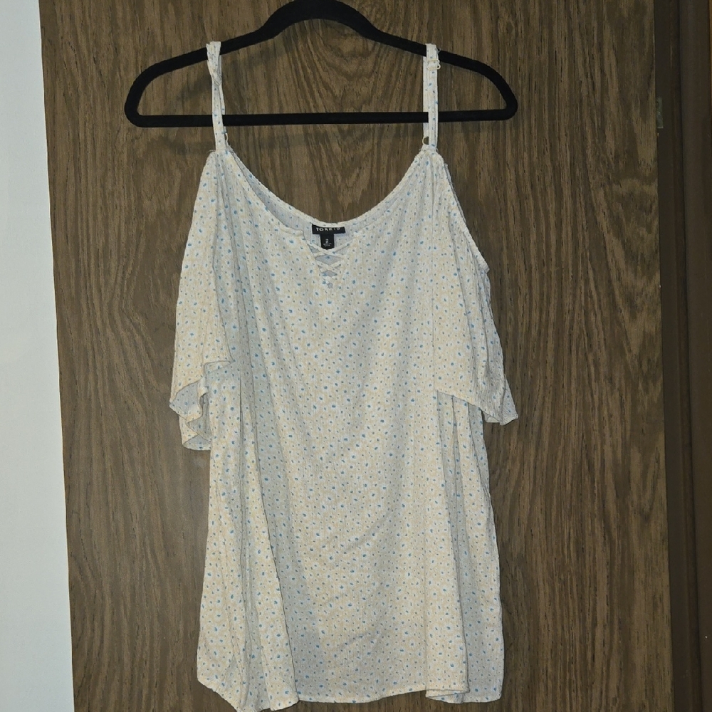 Torrid Floral Cold Shoulder Top